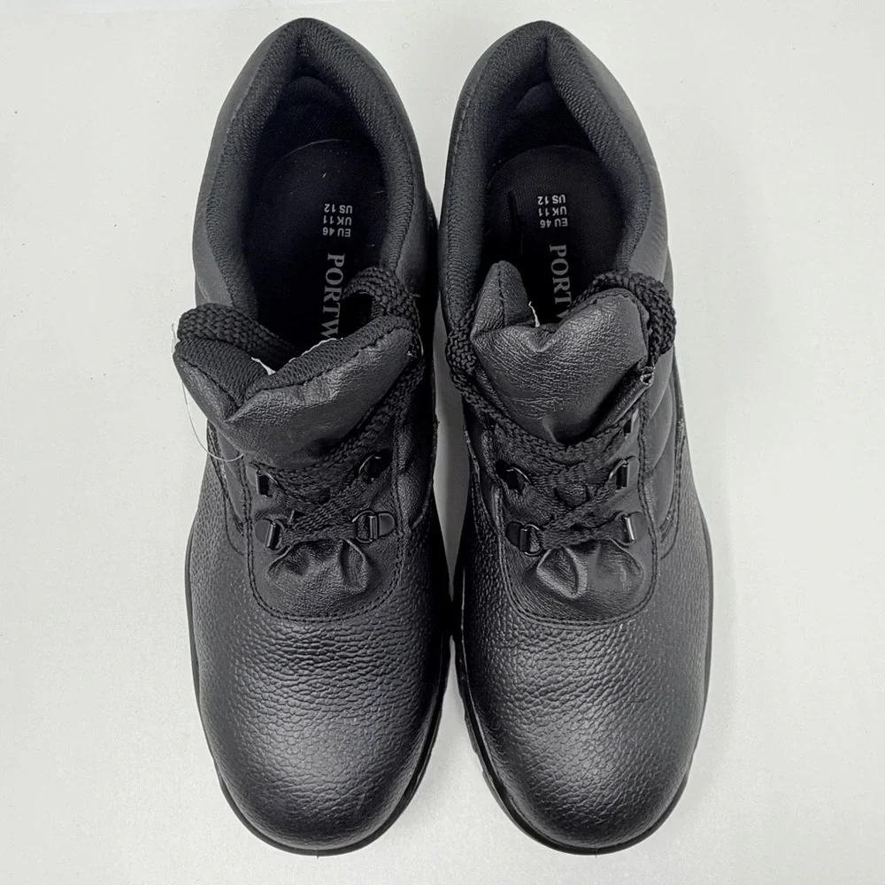 Size 12 Portwest FW10 Steelite Protector Boot S1P Black